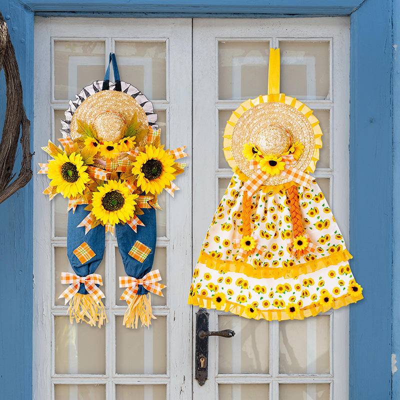 Sunflower Decor Straw Hat