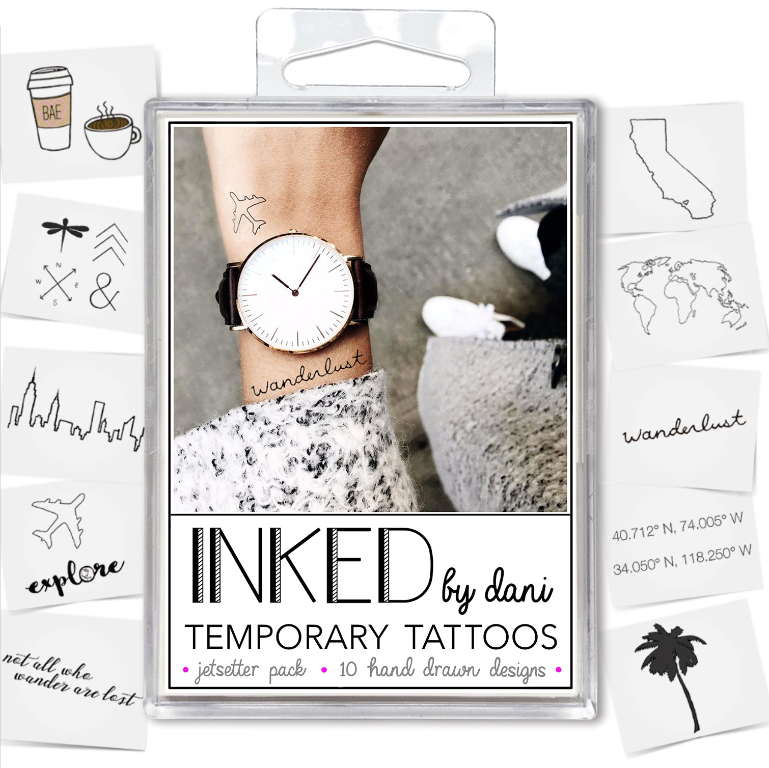 INKED by Dani Temporary Tattoos-Wild Child & Rebel Soul Boutique