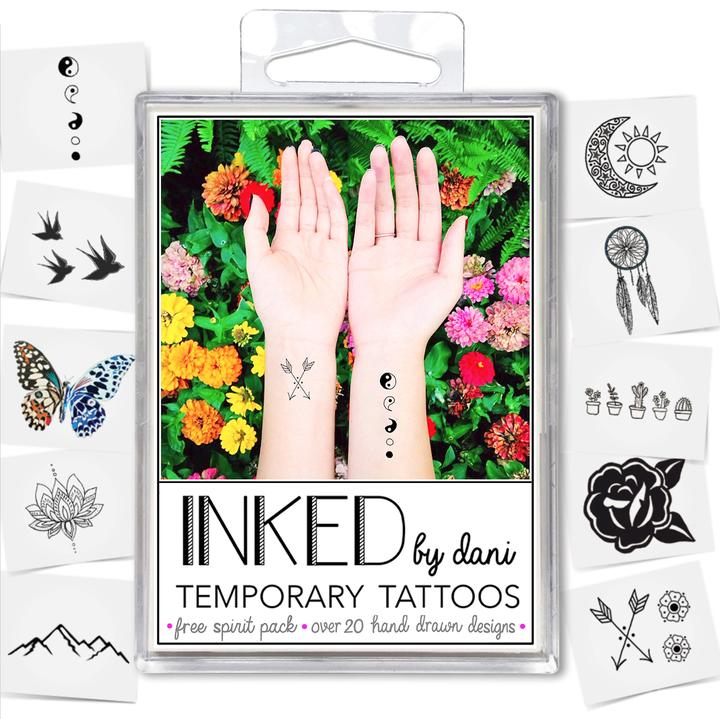 INKED by Dani Temporary Tattoos-Wild Child & Rebel Soul Boutique