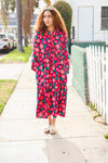 Look Adorable Ribbon Bow Tie Babydoll Tiered Maxi Dress