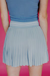 The Jensen Tennis Skirt in Blue