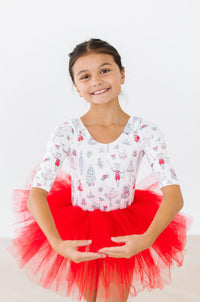 Clara's Christmas 3/4 Tutu Leotard