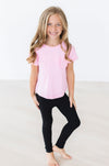 Bubblegum Pink Ruffle Pocket Tee