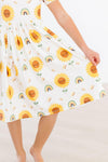 Sunflower S/S Pocket Twirl Dress