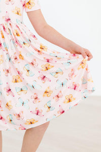 Butterfly Kisses S/S Pocket Twirl Dress