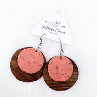 The New Ella Collection (wood & cork) -Earrings