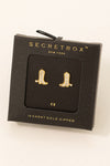 The Rhinestone Cowboy Boot Stud Earrings