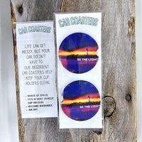 Be The Light Car Coasters