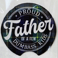 Proud Father Car Coasters