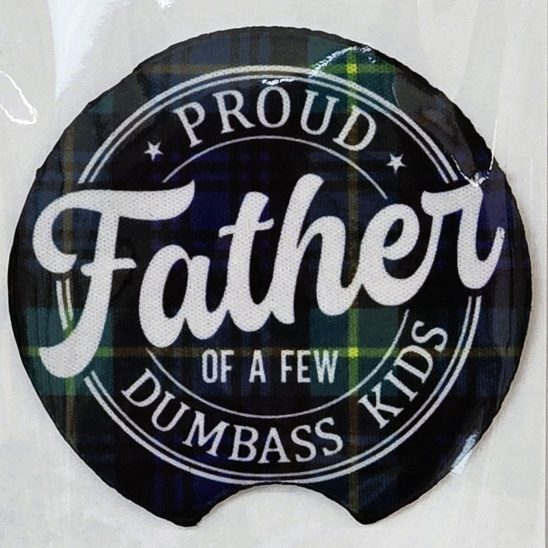 Proud Father Car Coasters