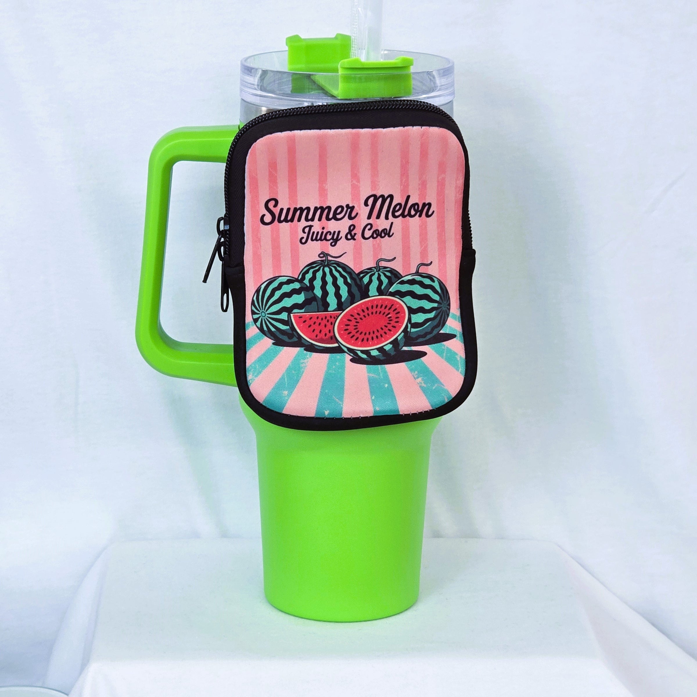 Melon Moods Zippered Pouch/Bag For 40oz Tumbler