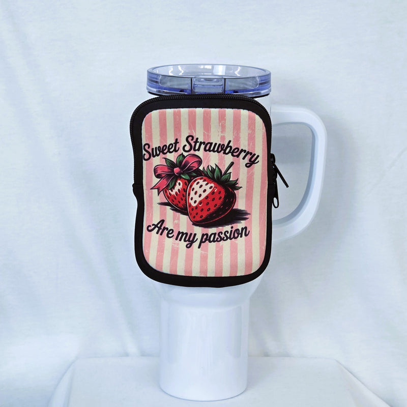 Berry Obsessed Zippered Pouch/Bag For 40oz Tumbler