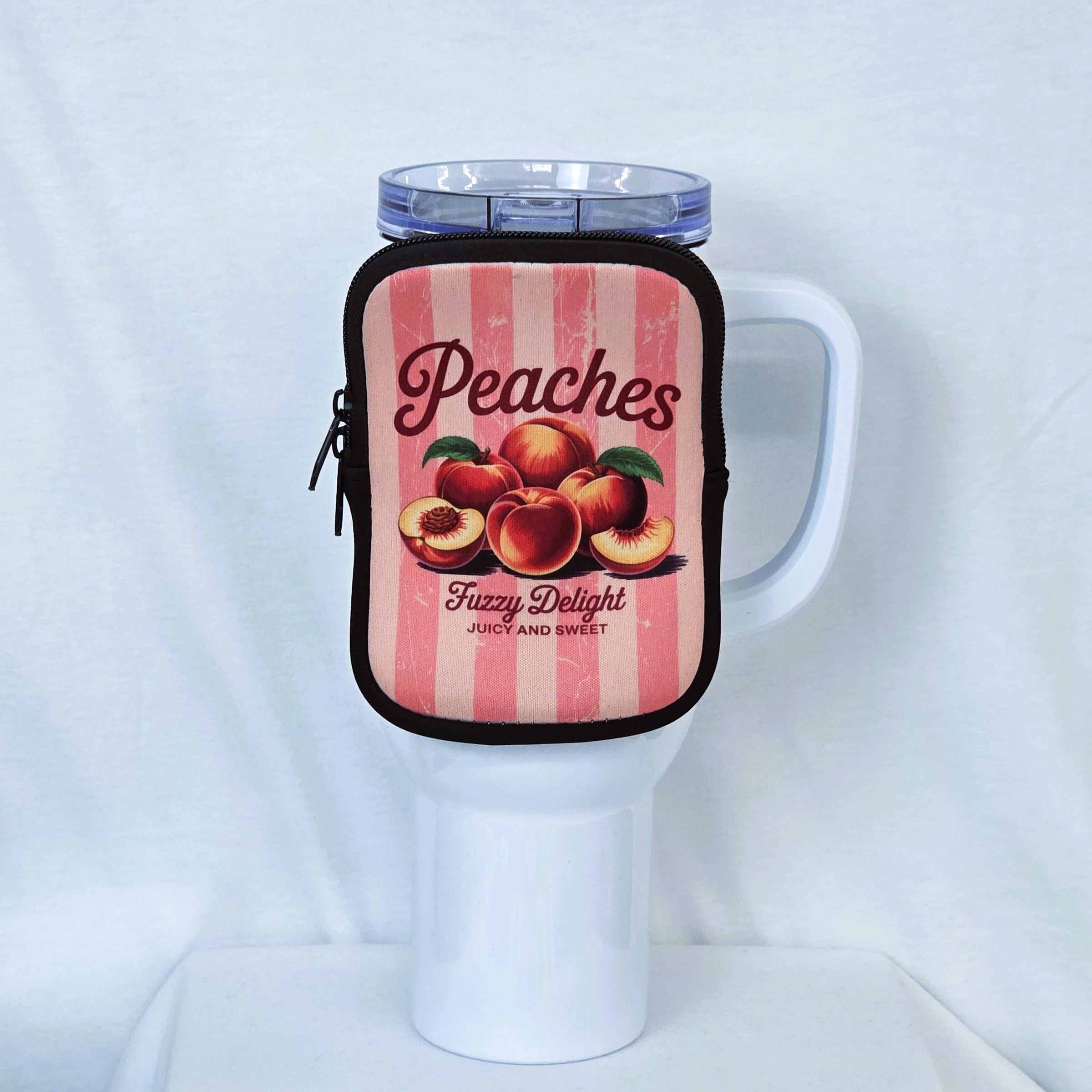 Peachy Queen Zippered Pouch/Bag For 40oz Tumbler