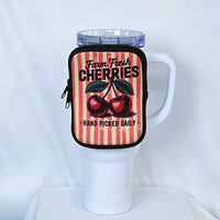 Daily Cherry Pick Zippered Pouch/Bag For 40oz Tumbler