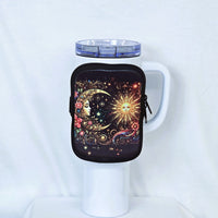 Celestial Bloom Zippered Pouch/Bag For 40oz Tumbler