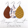 2" Hexagon Harvest Mini Collection -Fall Earrings