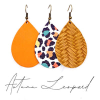 2" Autumn Leopard Mini Collection -Earrings