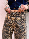 The Hattie Heart Belt in Gold