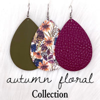 2.5" Autumn Floral Mini Collection -Earrings