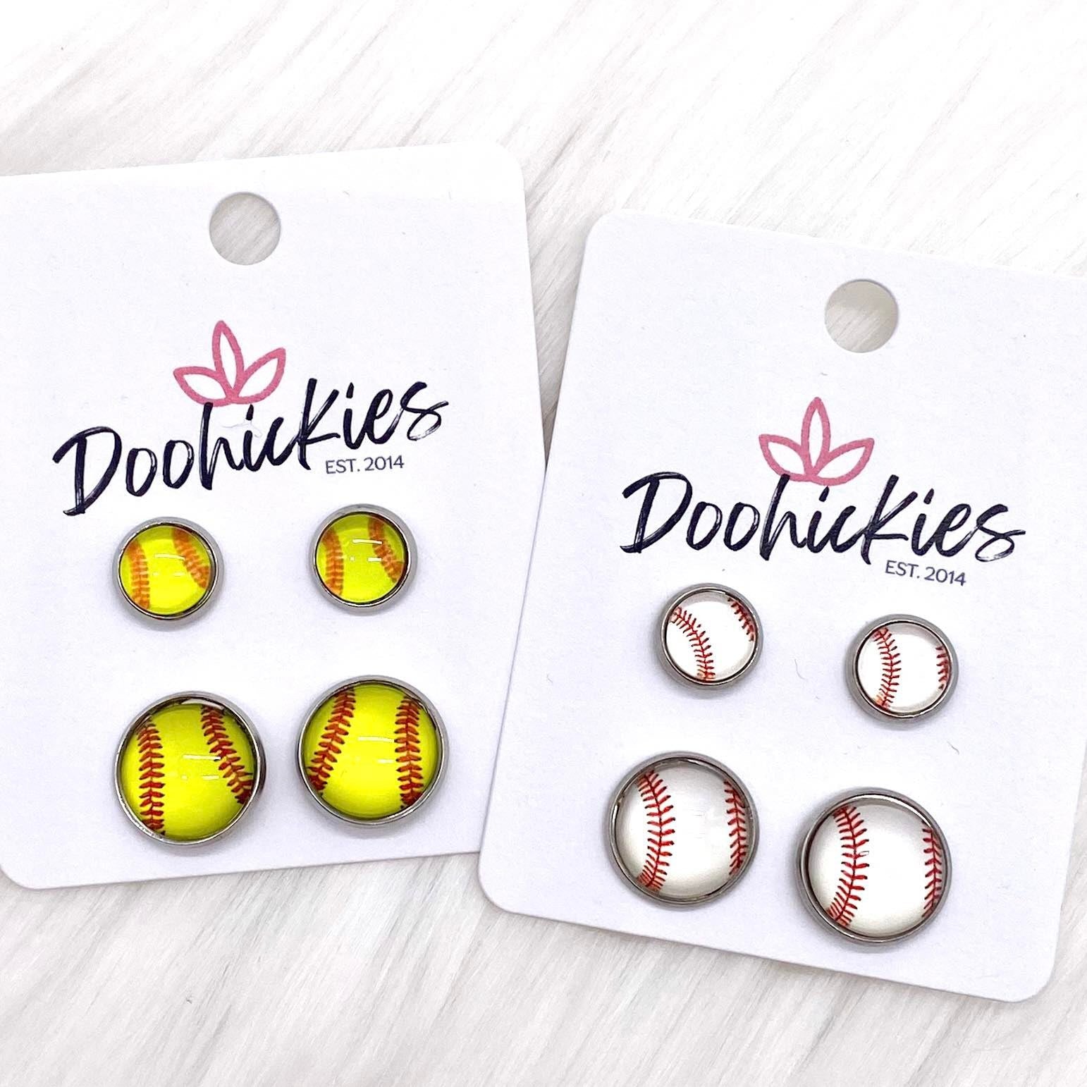 Baseball/Softball Mommy & Me Sets -Earrings