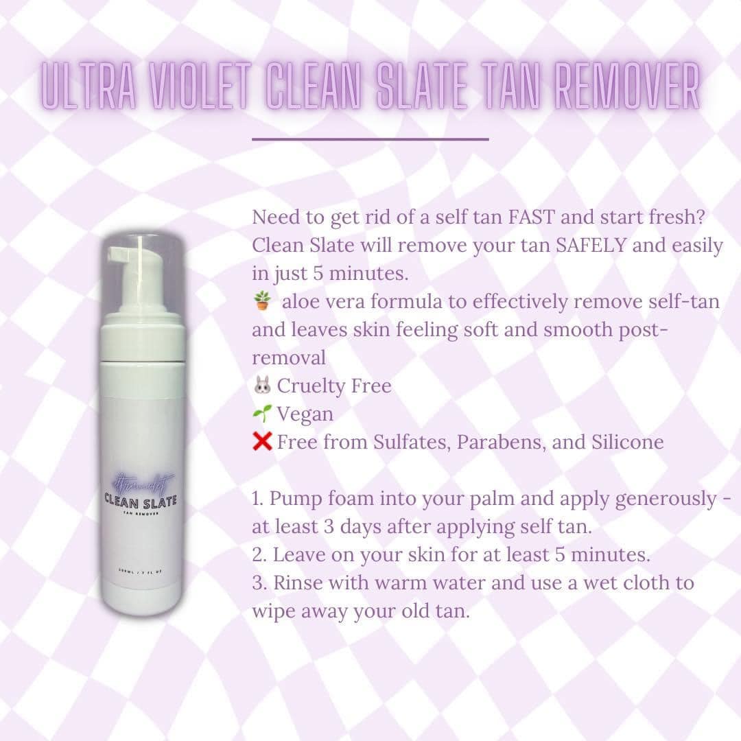 Ultra Violet Clean Slate Tan Remover