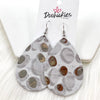2.5" Metallic Puddle Collection - Fall Earrings