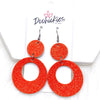 2.25" Spooky Glitters Lil' O's- Halloween Earrings