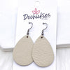 1.5" Boho Daisies Mini Collection -Fall Leather Earrings