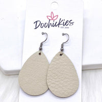 1.5" Boho Daisies Mini Collection -Fall Leather Earrings