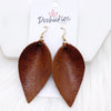 2.5" Glazed Petals- Fall Earrings