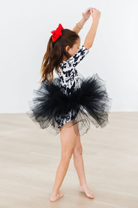 Perfectly Tied 3/4 Sleeve Tutu Leotard