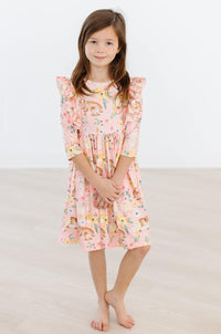 Chicks & Bunnies Ruffle Twirl Dress