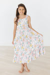 Autumn Breeze Ruffle Maxi Dress