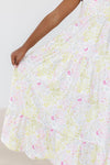 Sunny Days Ruffle Maxi Dress