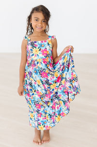 Petal Paradise Ruffle Maxi Dress