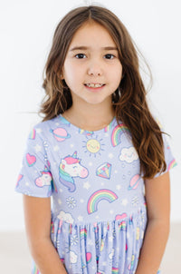 Galactic Unicorns S/S Pocket Twirl Dress