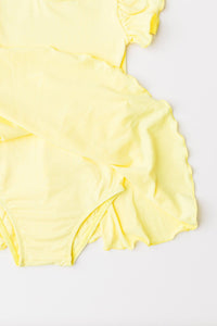 Yellow S/S Twirl Leotard