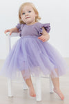 Lavender Shimmer Tutu Dress