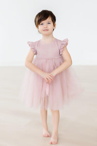 Dusty Pink Shimmer Tutu Dress