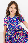 Pick a Posy S/S Pocket Twirl Dress