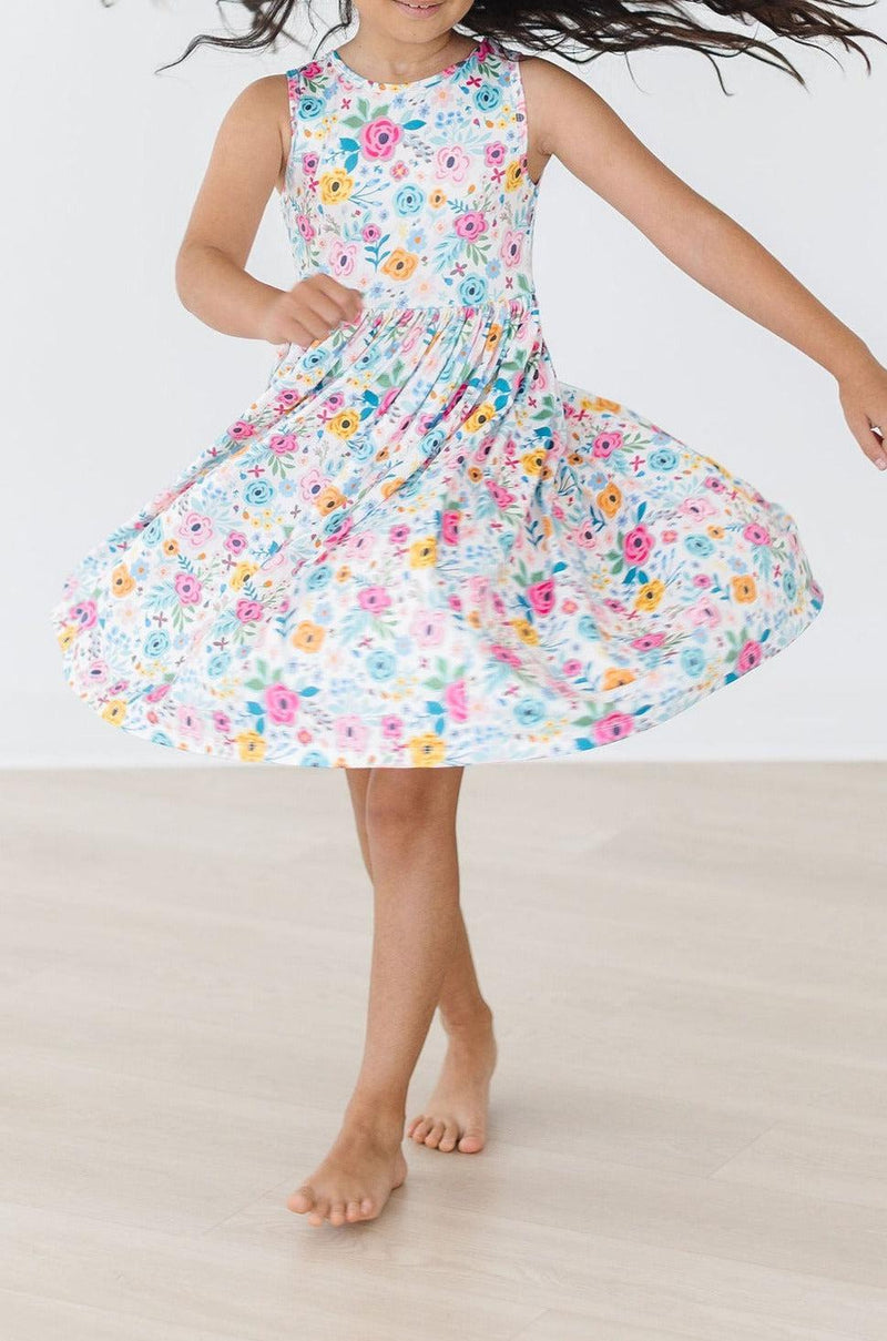 Sunshine Blooms Tank Twirl Dress