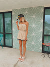 The Haven Romper in Tan