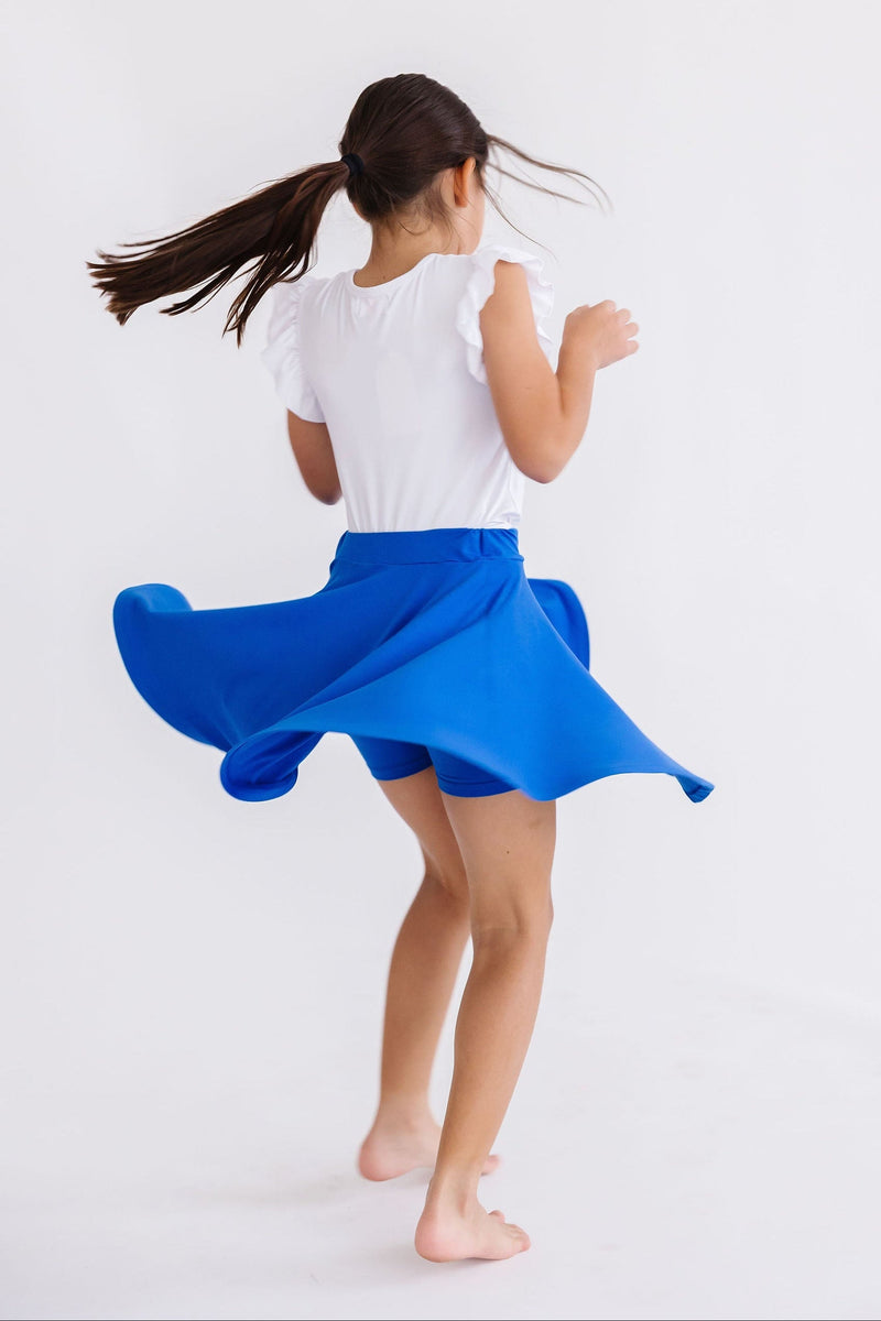 Royal Blue Twirl Skort