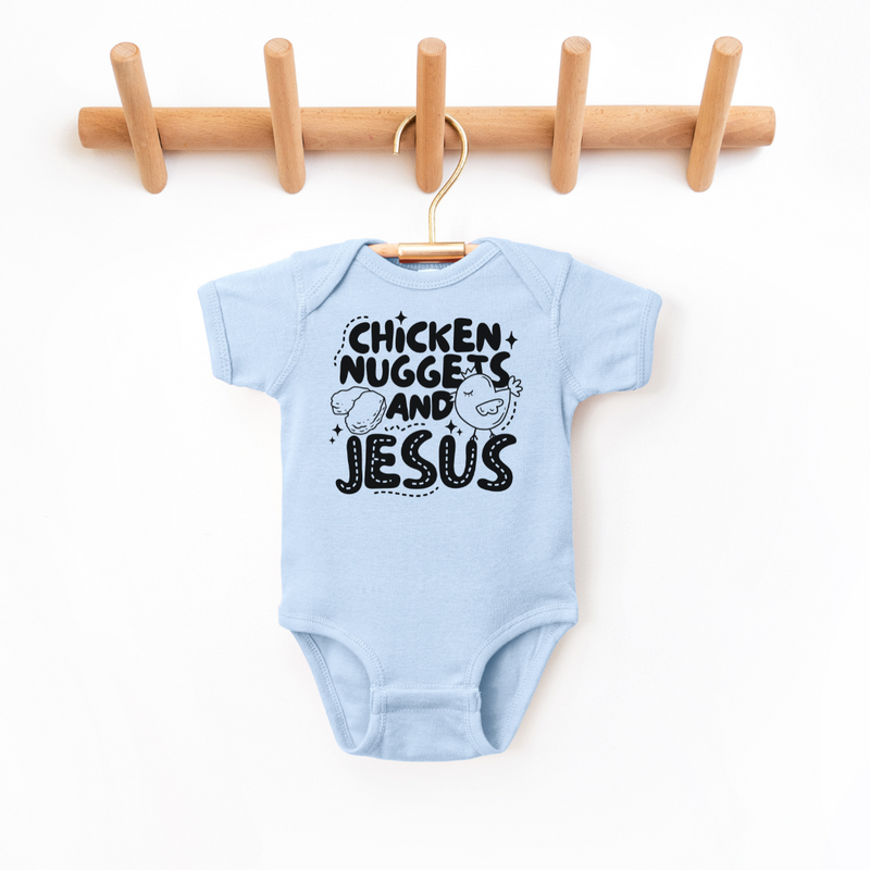 Chicken Nuggest And Jesus Infant Bodysuit