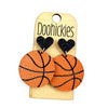 2" Custom I Heart Basketball Dangles - Sports Earrings