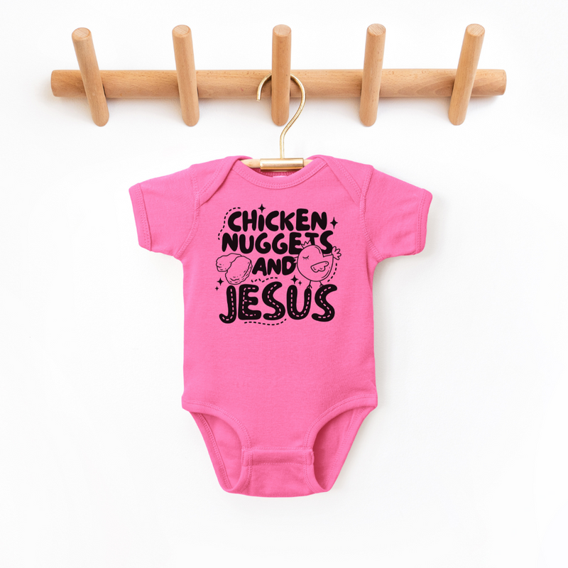 Chicken Nuggest And Jesus Infant Bodysuit