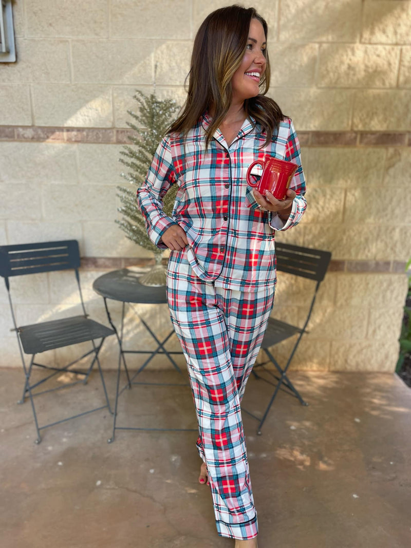 Holiday Plaid Pajama Set