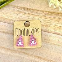 Pink Out Ribbon Megaphone Earring Collection - Breast Cancer Awareness Earrings