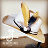 Cowgirl Western Hat w/ Choice of Feather Hat Band-Bone 982j