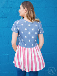 Miss Independent Top with  Front Pocket